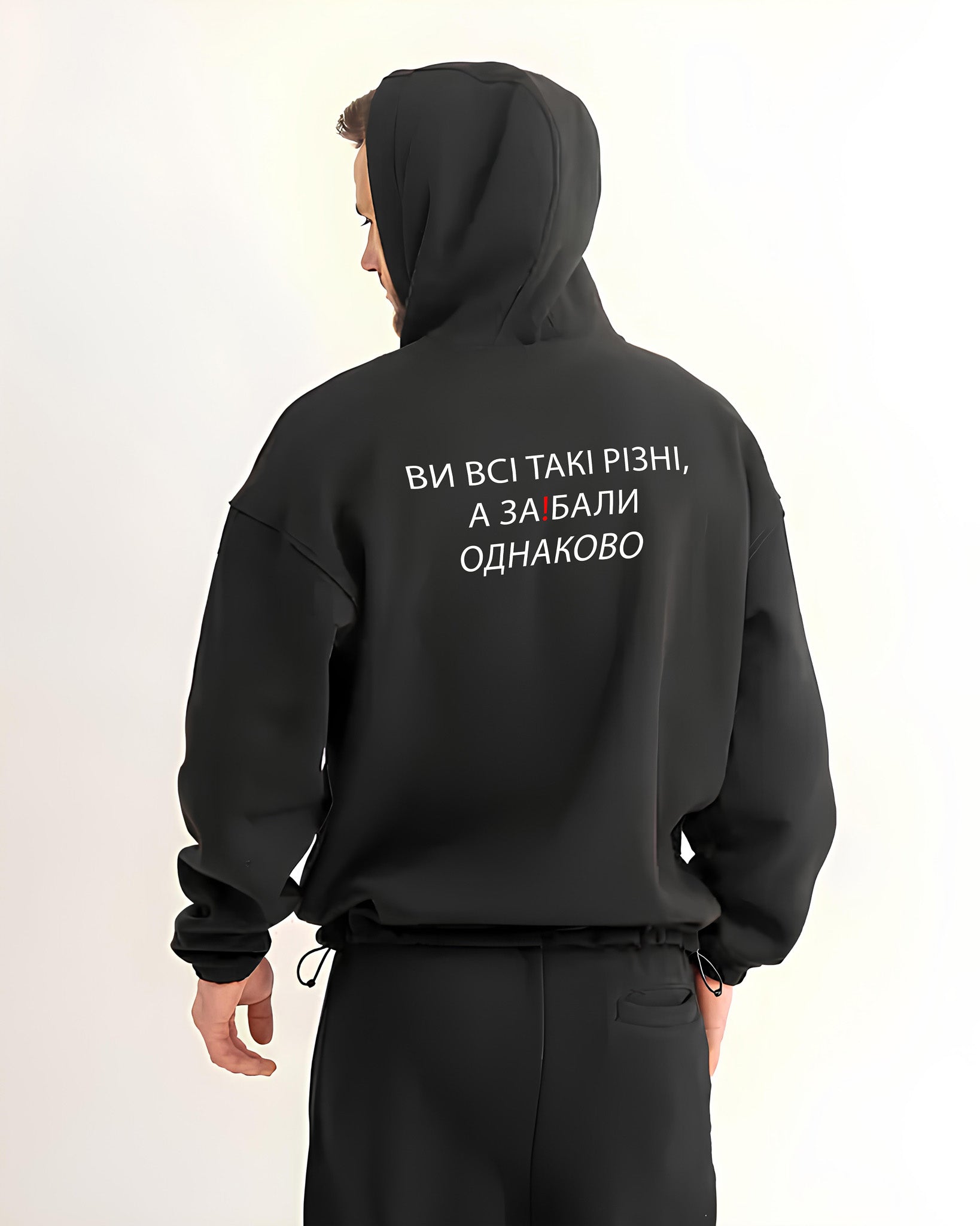 Худі з мерчем ДТФ (оверсайз)