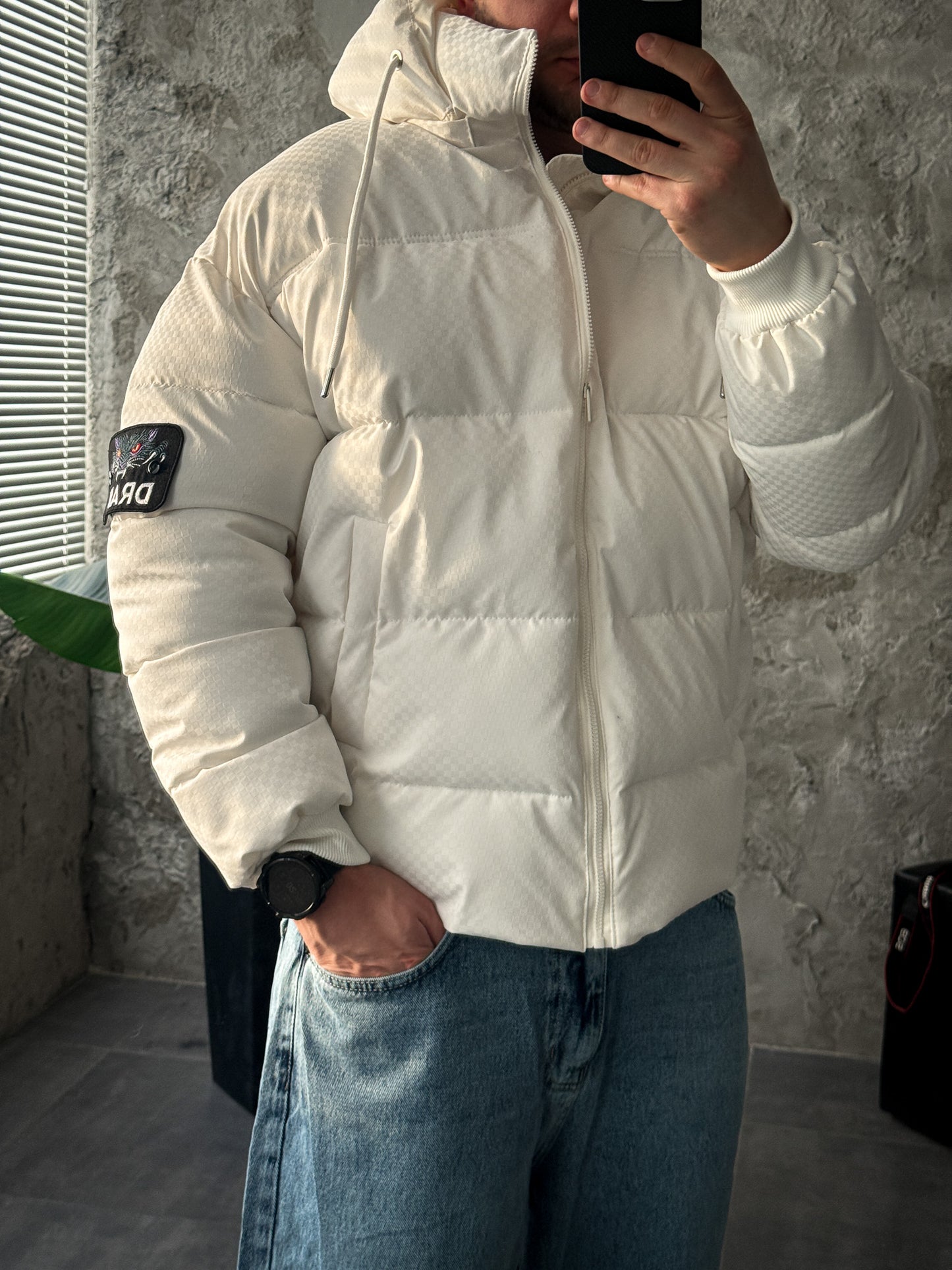 Пуховик DRAPP з патчем
