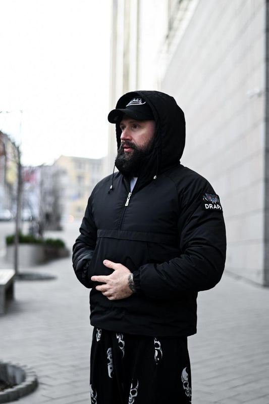 Анорак утеплений з патчем DRAPP