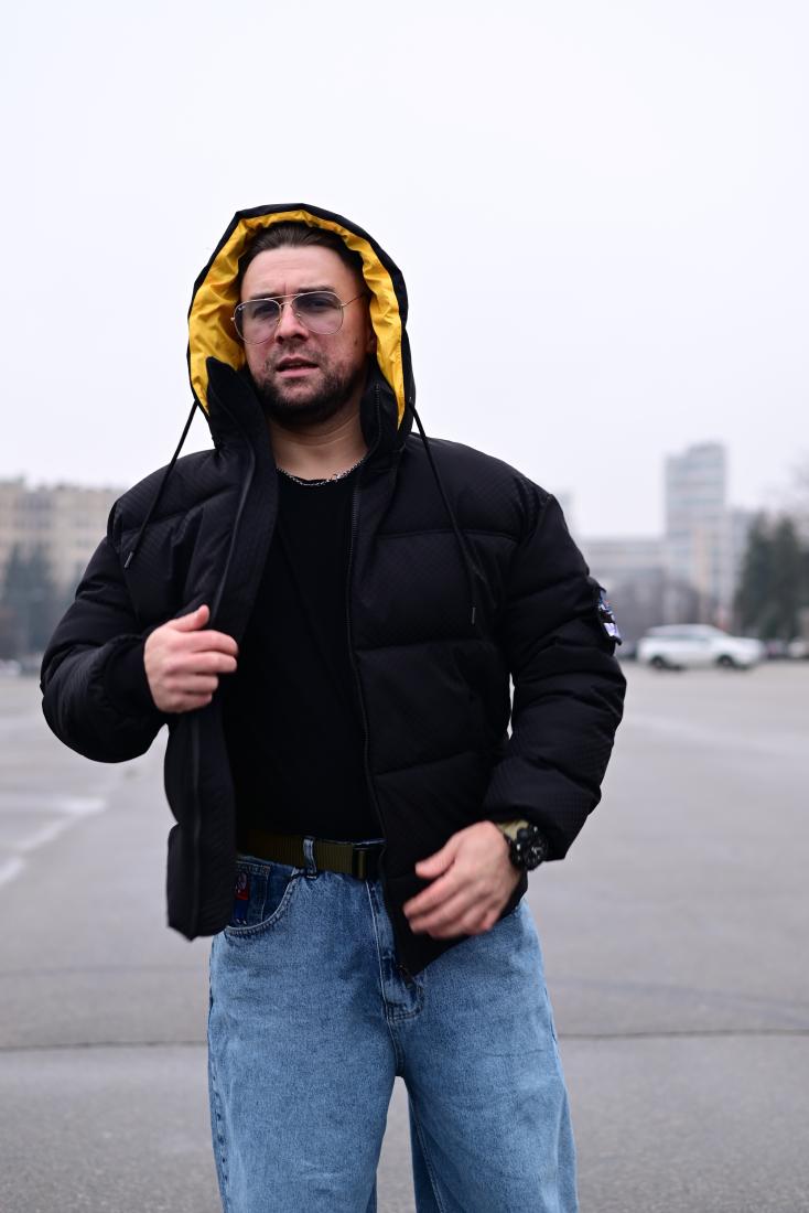 Пуховик DRAPP з патчем