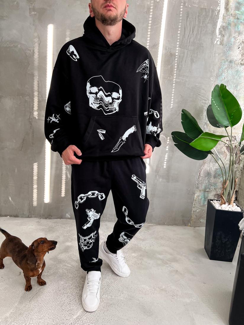 Костюм худі+штани дтф